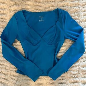 Blue Long Sleeve Women's Top